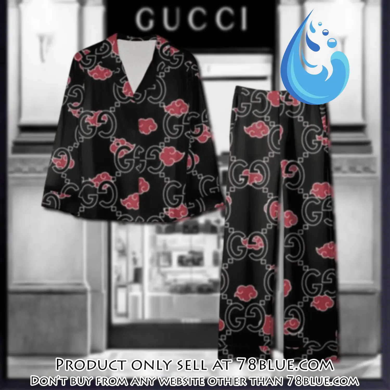 Trending luxury gc satin pajama set pjs1053 78b2031839